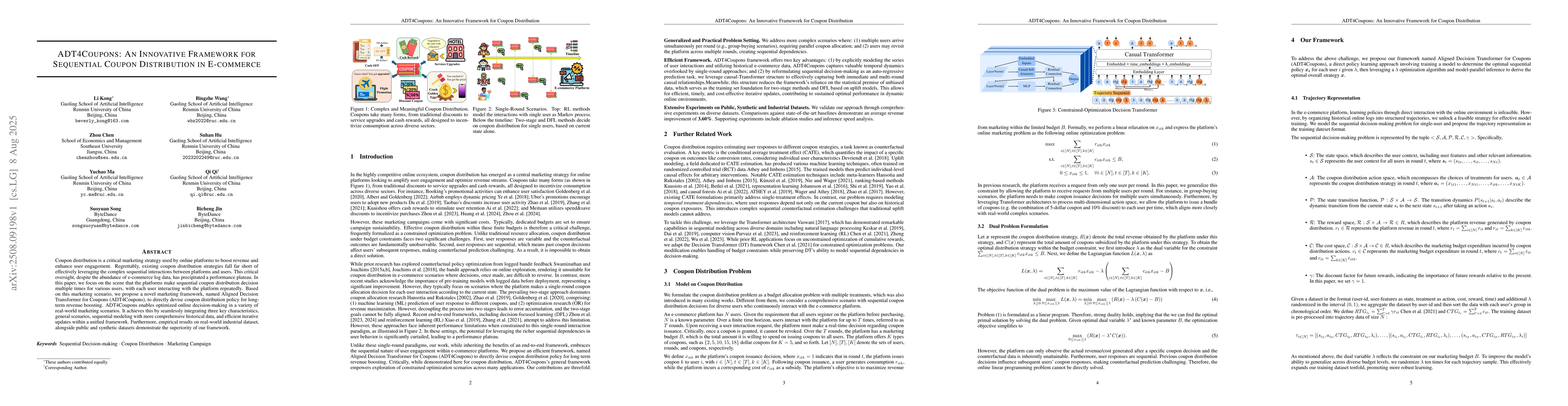 Thumbnail for ADT4Coupons: An Innovative Framework for Sequential Coupon Distribution
  in E-commerce