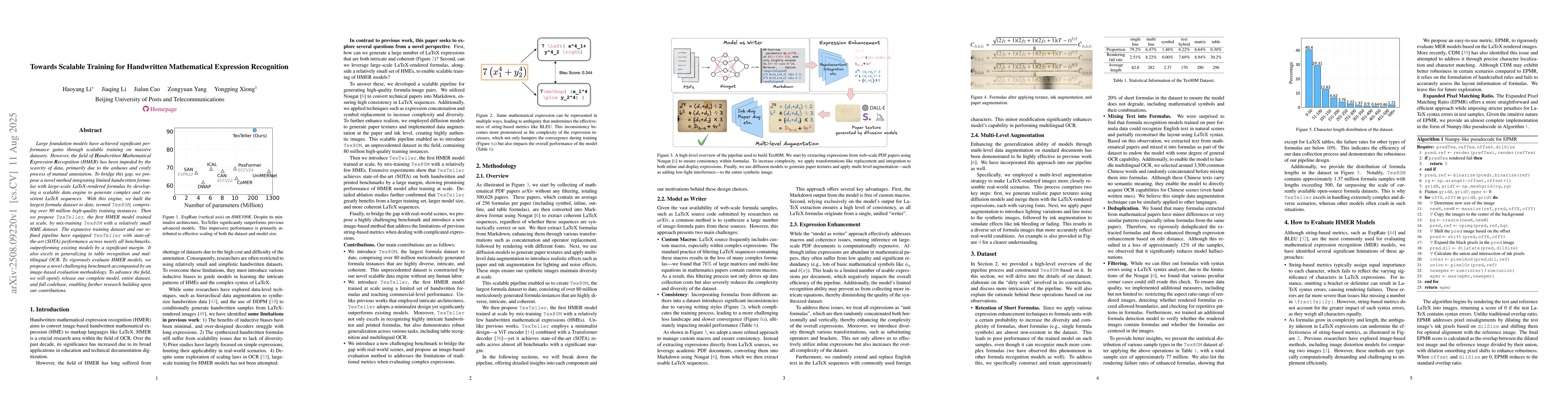 Thumbnail for Towards Scalable Training for Handwritten Mathematical Expression
  Recognition