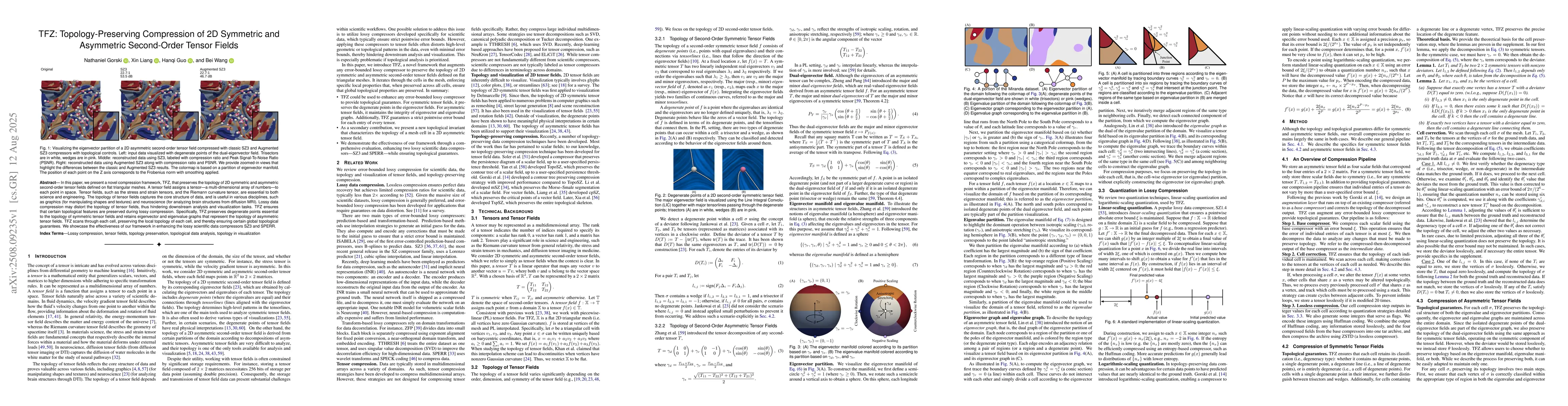 Thumbnail for TFZ: Topology-Preserving Compression of 2D Symmetric and Asymmetric
  Second-Order Tensor Fields