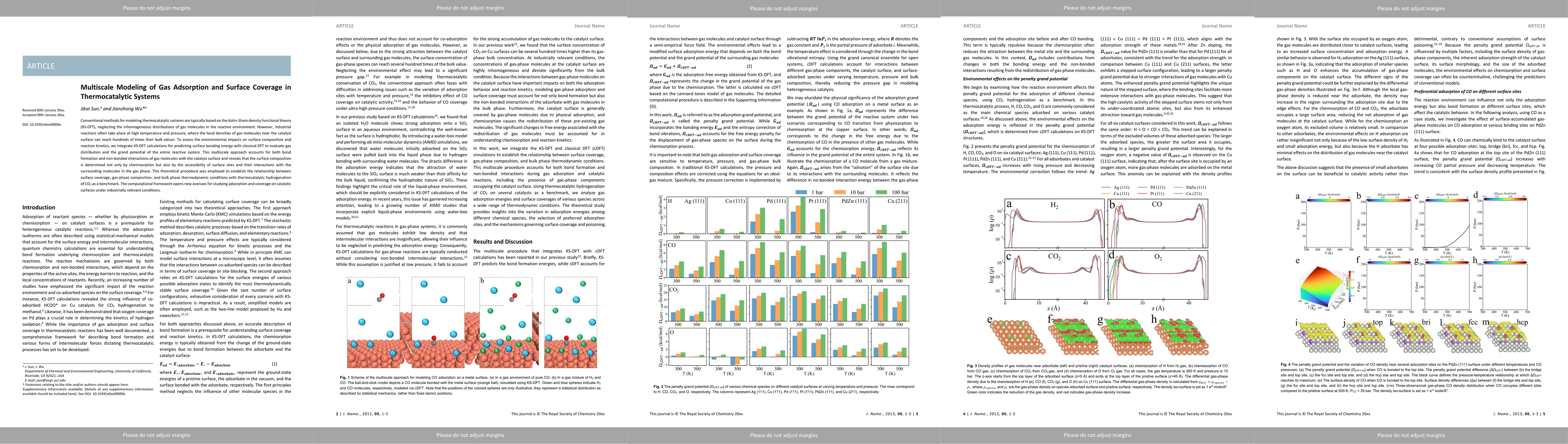 Thumbnail for Multiscale Modeling of Gas Adsorption and Surface Coverage in
  Thermocatalytic Systems