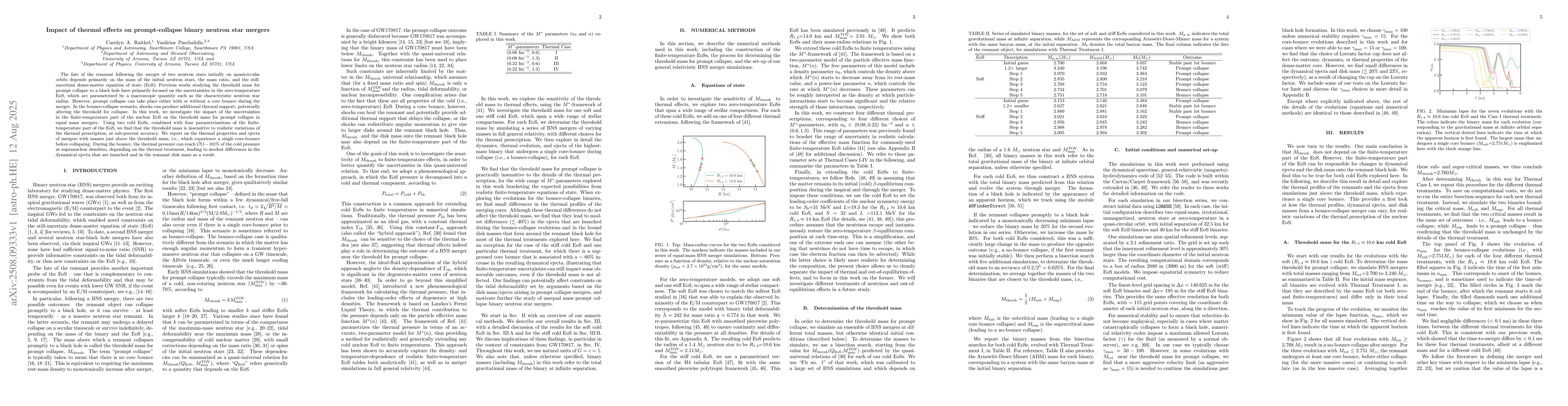 Thumbnail for Impact of thermal effects on prompt-collapse binary neutron star mergers