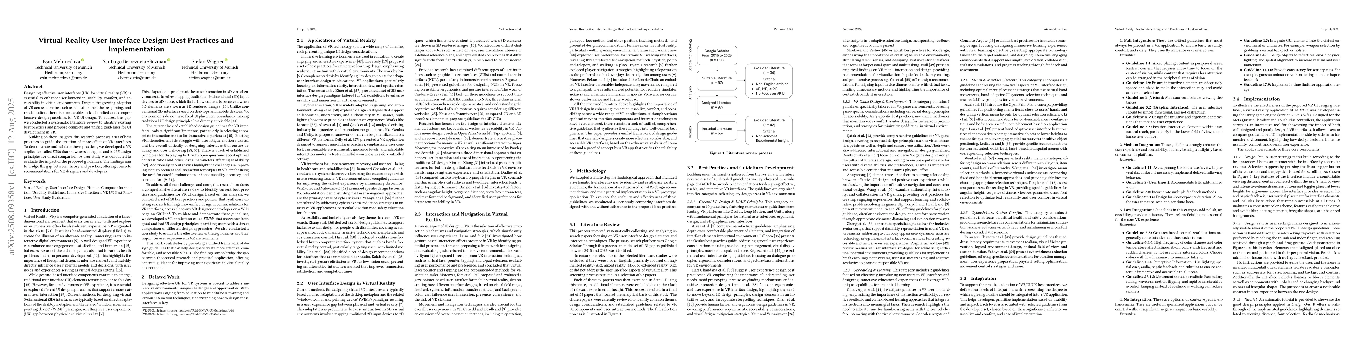 Thumbnail for Virtual Reality User Interface Design: Best Practices and Implementation