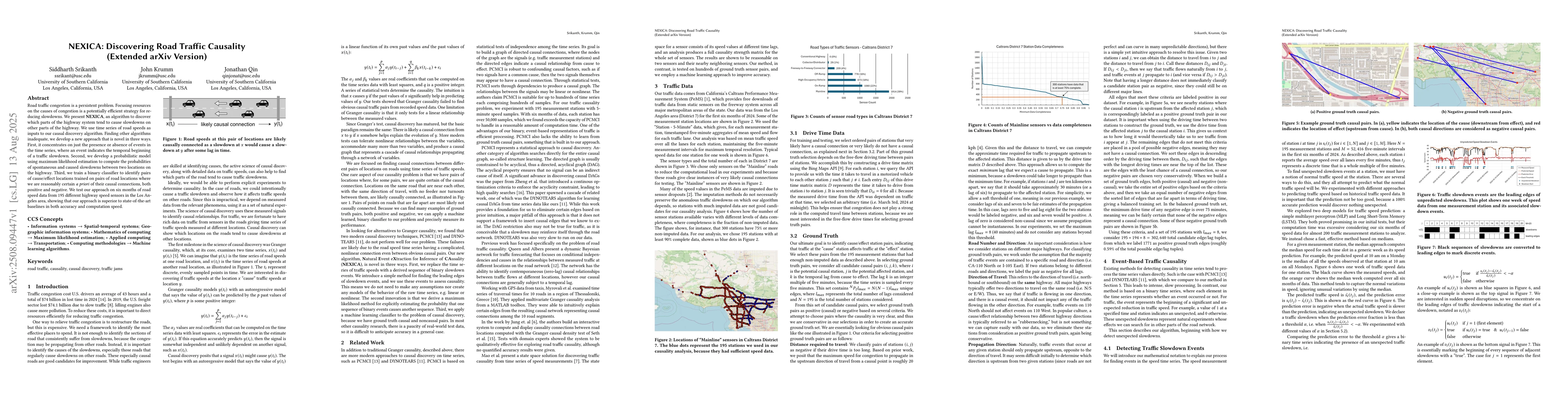 Thumbnail for NEXICA: Discovering Road Traffic Causality (Extended arXiv Version)