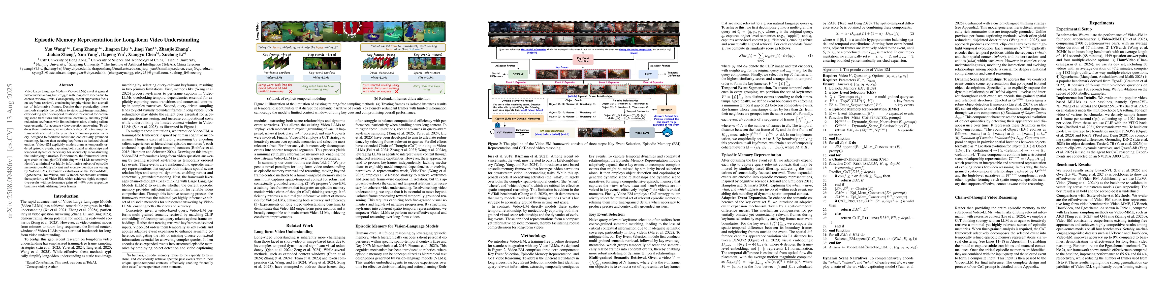 Thumbnail for Episodic Memory Representation for Long-form Video Understanding