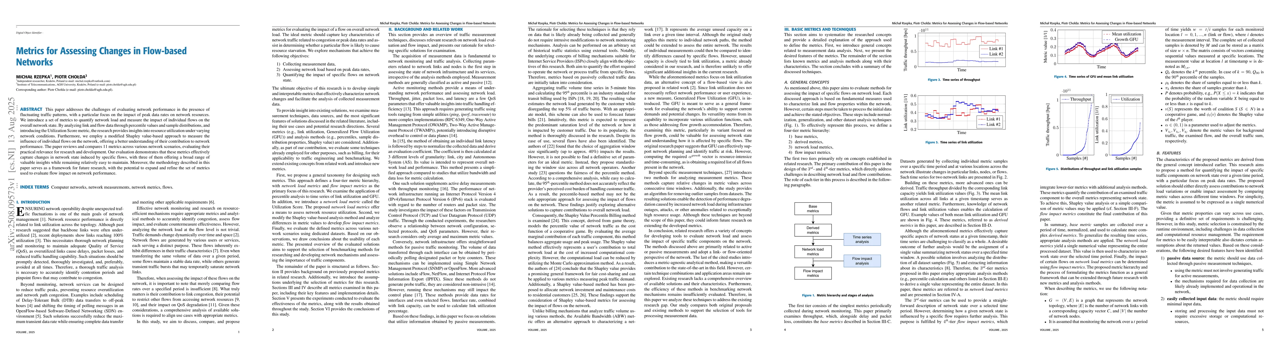 Thumbnail for Metrics for Assessing Changes in Flow-based Networks