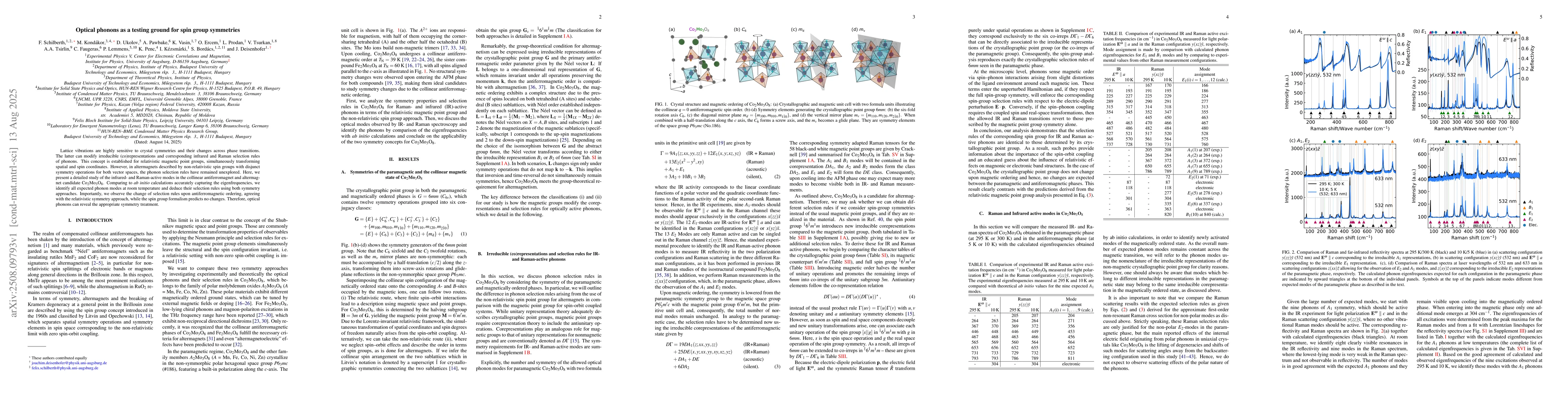 Thumbnail for Optical phonons as a testing ground for spin group symmetries