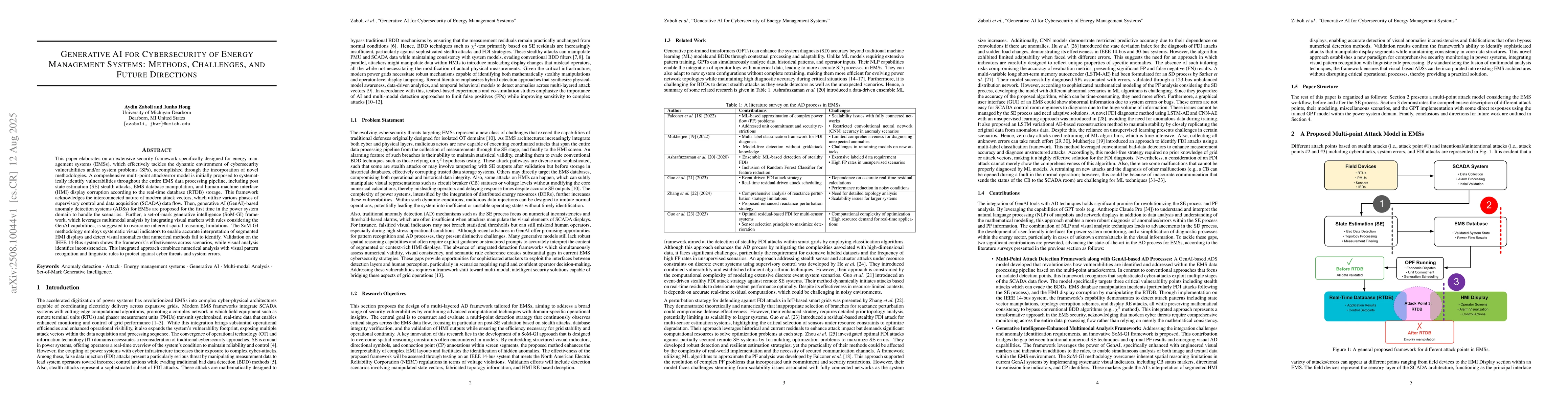 Thumbnail for Generative AI for Cybersecurity of Energy Management Systems: Methods,
  Challenges, and Future Directions