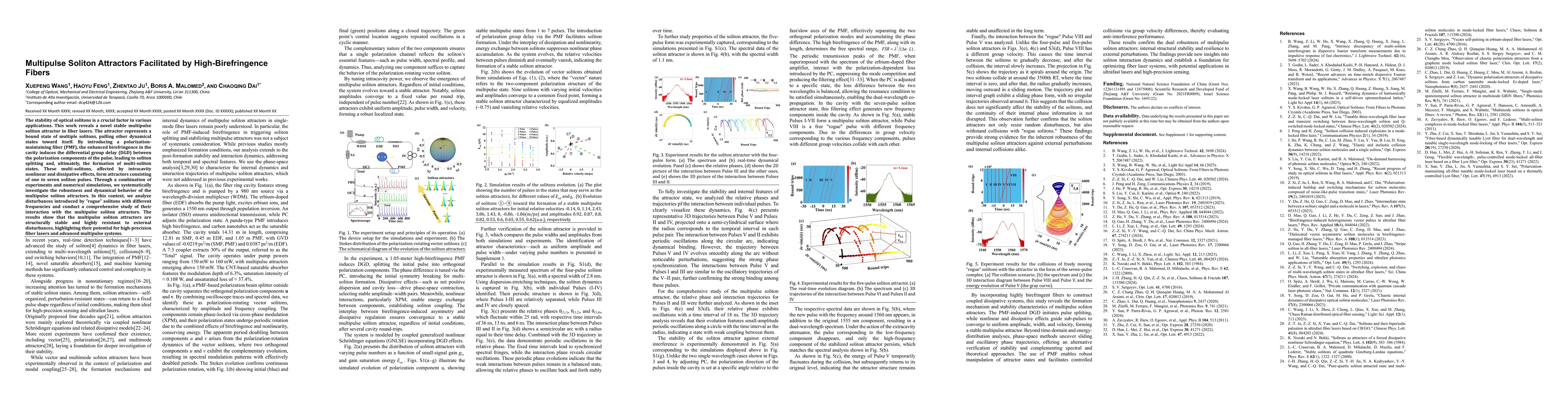 Thumbnail for Multipulse Soliton Attractors Facilitated by High-Birefringence Fibers