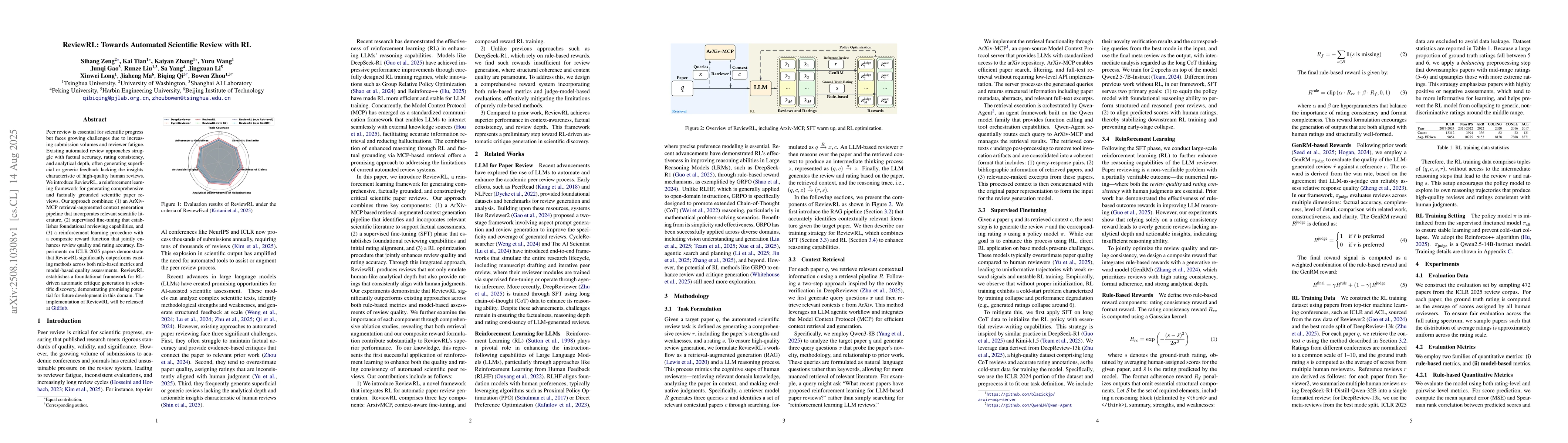 Thumbnail for ReviewRL: Towards Automated Scientific Review with RL