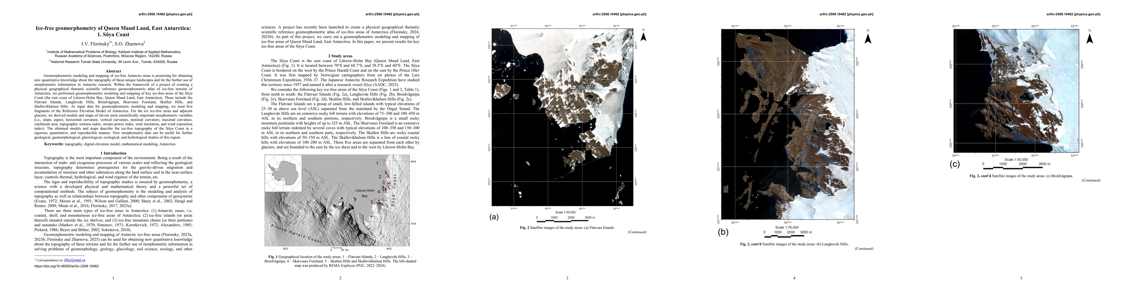 Thumbnail for Ice-free geomorphometry of Queen Maud Land, East Antarctica: 1. Sôya
  Coast