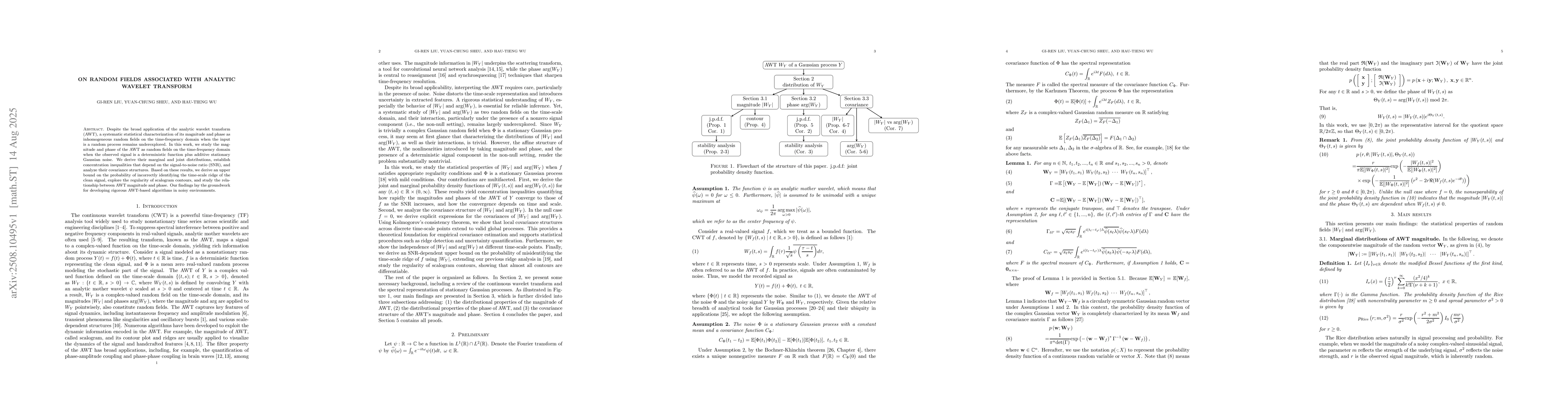 Thumbnail for On Random Fields Associated with Analytic Wavelet Transform