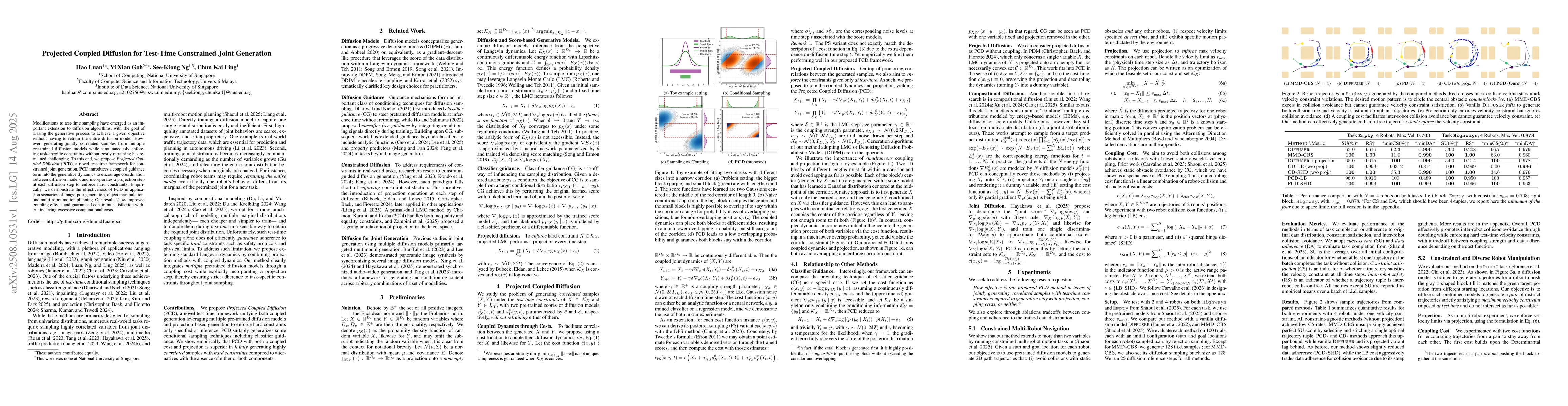 Thumbnail for Projected Coupled Diffusion for Test-Time Constrained Joint Generation
