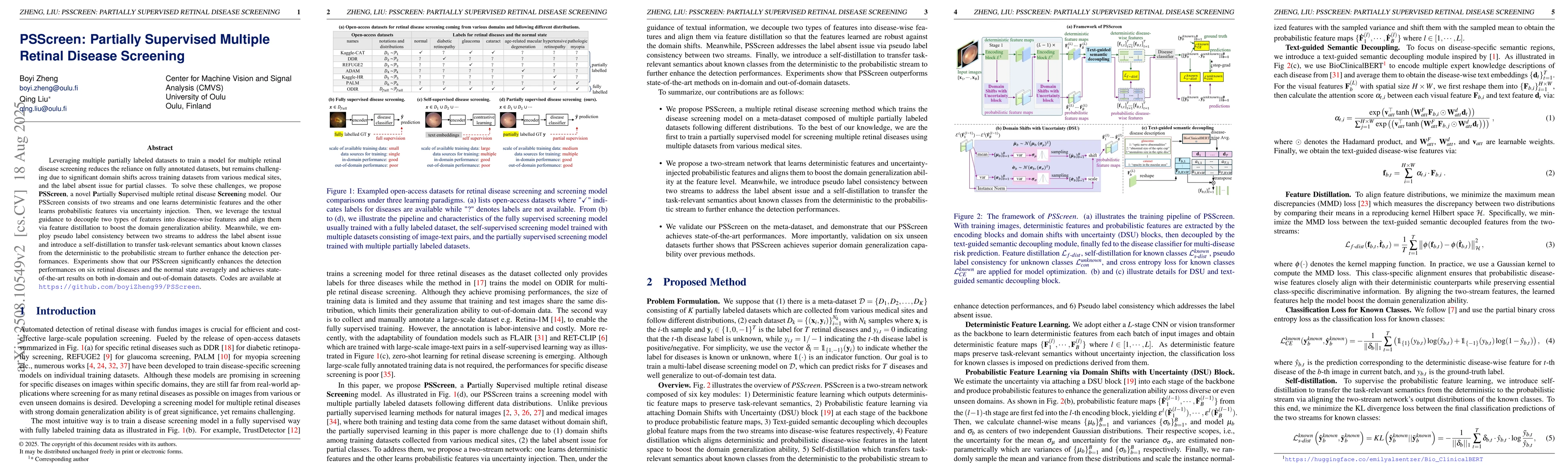 Thumbnail for PSScreen: Partially Supervised Multiple Retinal Disease Screening