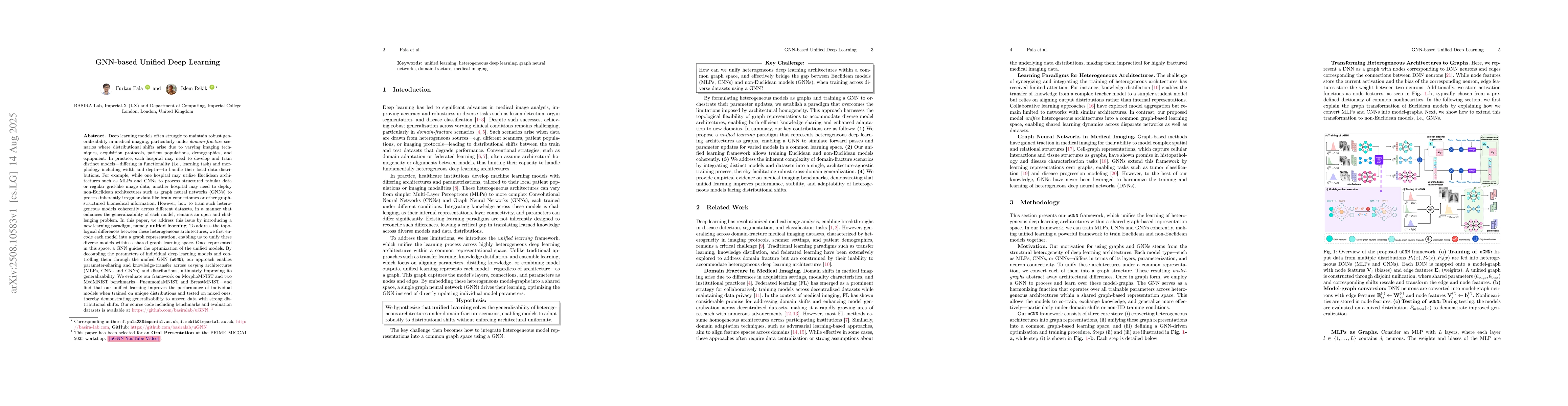 Thumbnail for GNN-based Unified Deep Learning