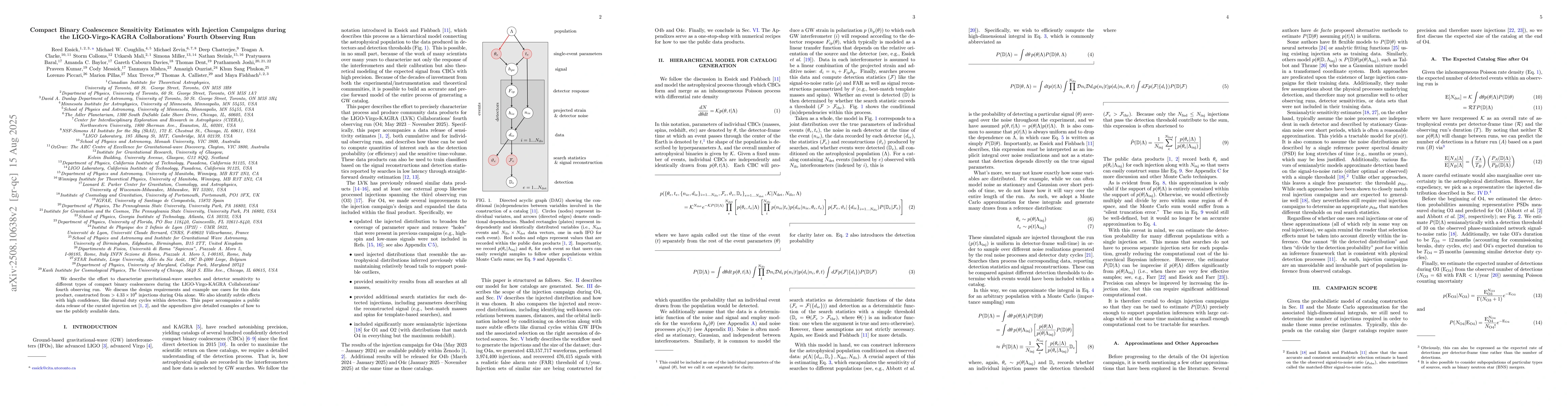 Thumbnail for Compact Binary Coalescence Sensitivity Estimates with Injection
  Campaigns during the LIGO-Virgo-KAGRA Collaborations' Fourth Observing Run