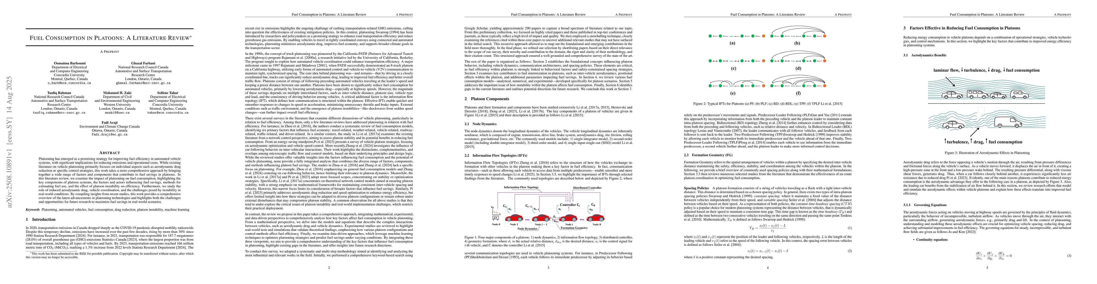 Thumbnail for Fuel Consumption in Platoons: A Literature Review
