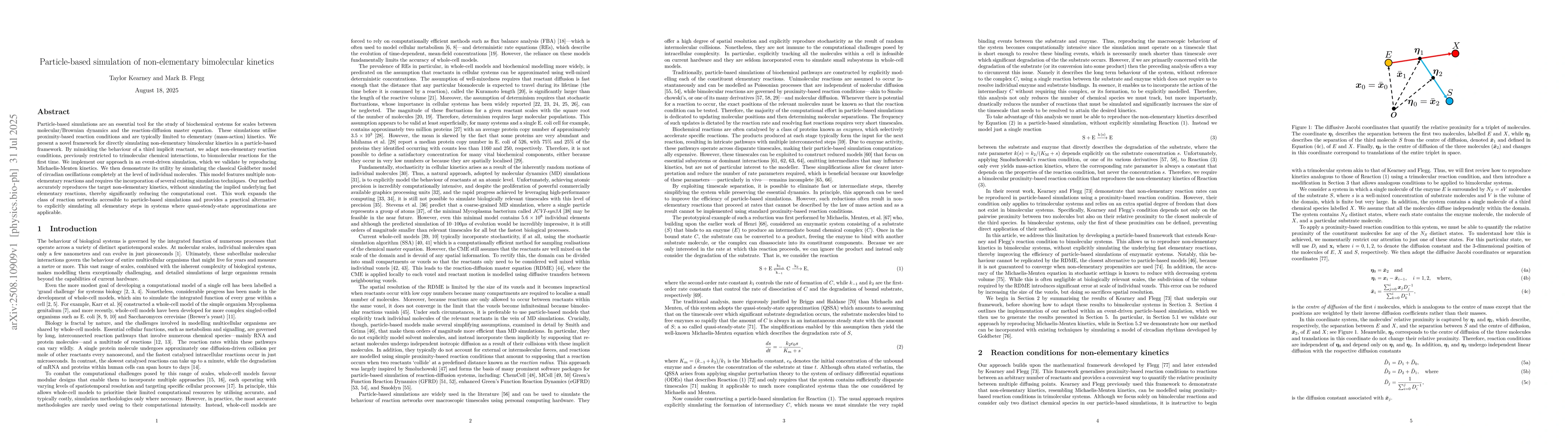 Thumbnail for Particle-based simulation of non-elementary bimolecular kinetics