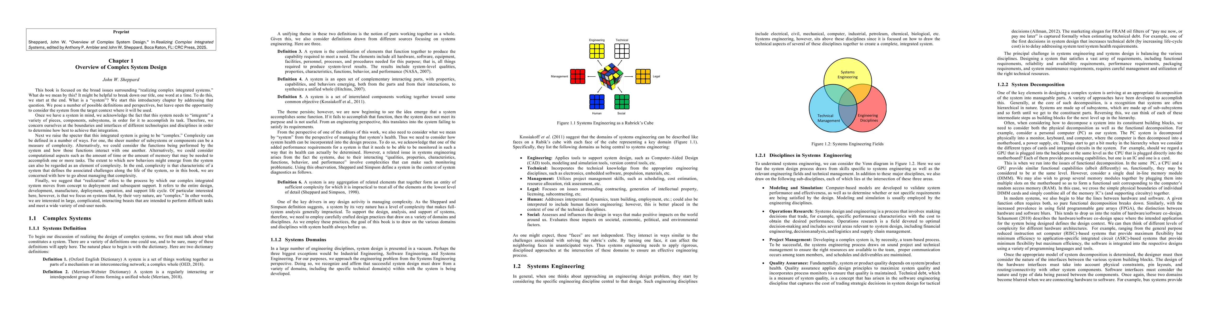 Thumbnail for Overview of Complex System Design