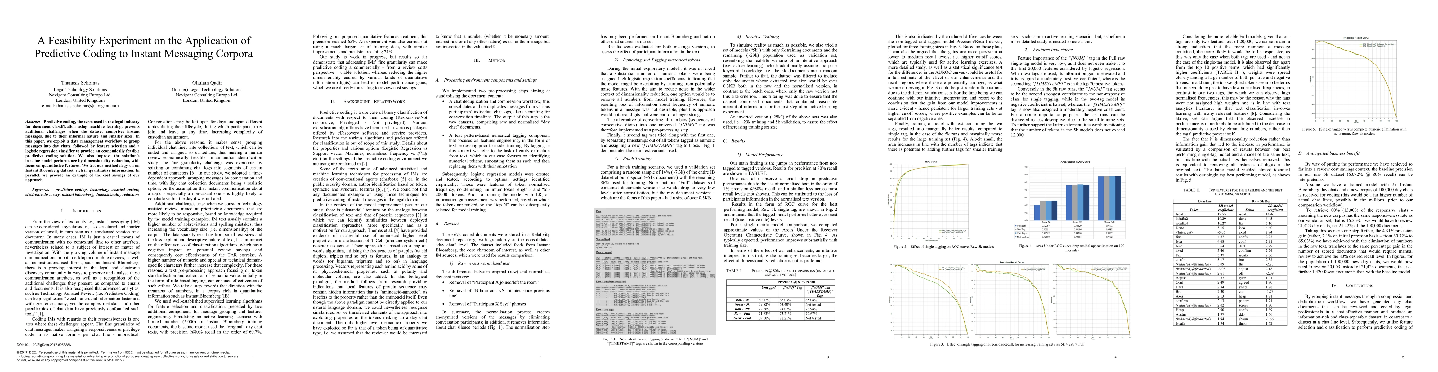 Thumbnail for A Feasibility Experiment on the Application of Predictive Coding to
  Instant Messaging Corpora