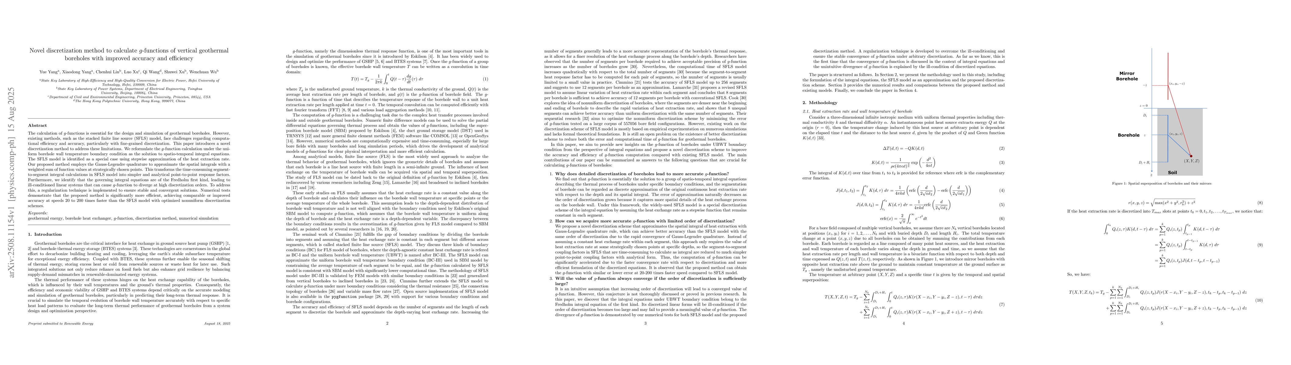 Thumbnail for Novel discretization method to calculate g-functions of vertical
  geothermal boreholes with improved accuracy and efficiency
