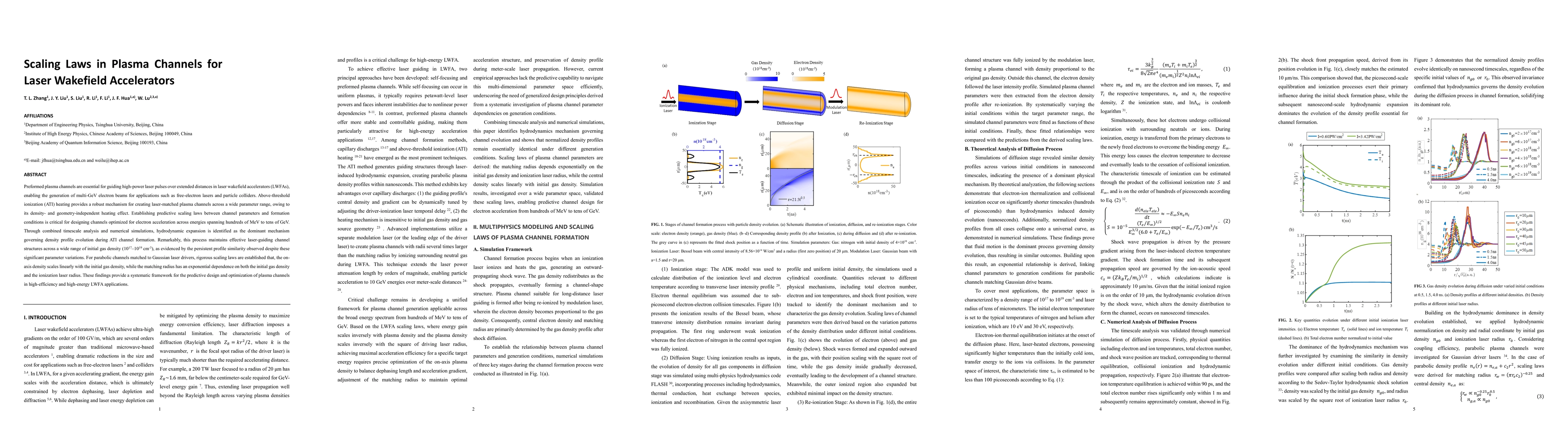 Thumbnail for Scaling Laws in Plasma Channels for Laser Wakefield Accelerators
