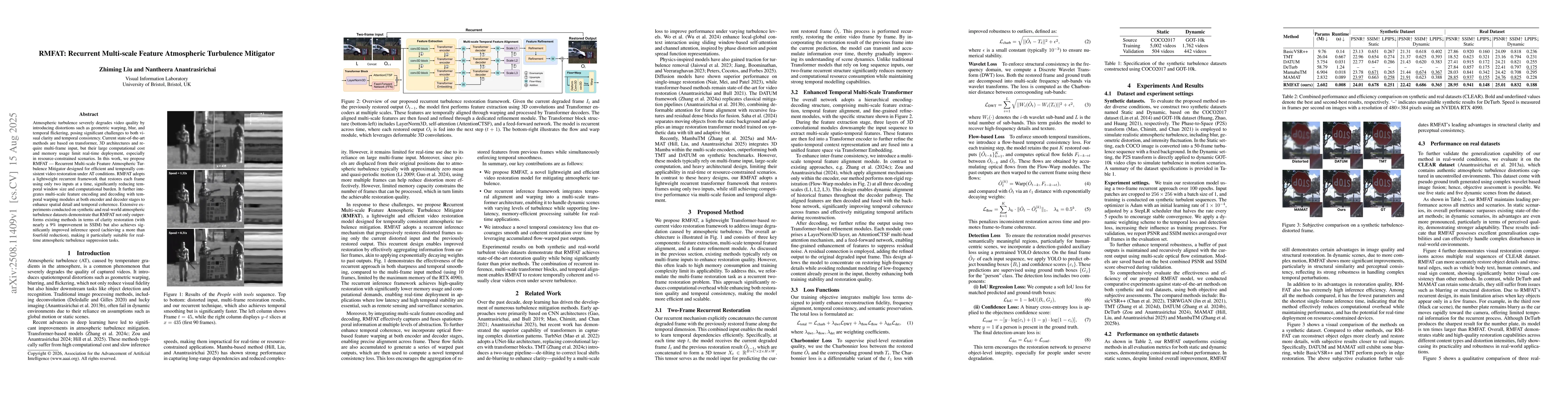Thumbnail for RMFAT: Recurrent Multi-scale Feature Atmospheric Turbulence Mitigator