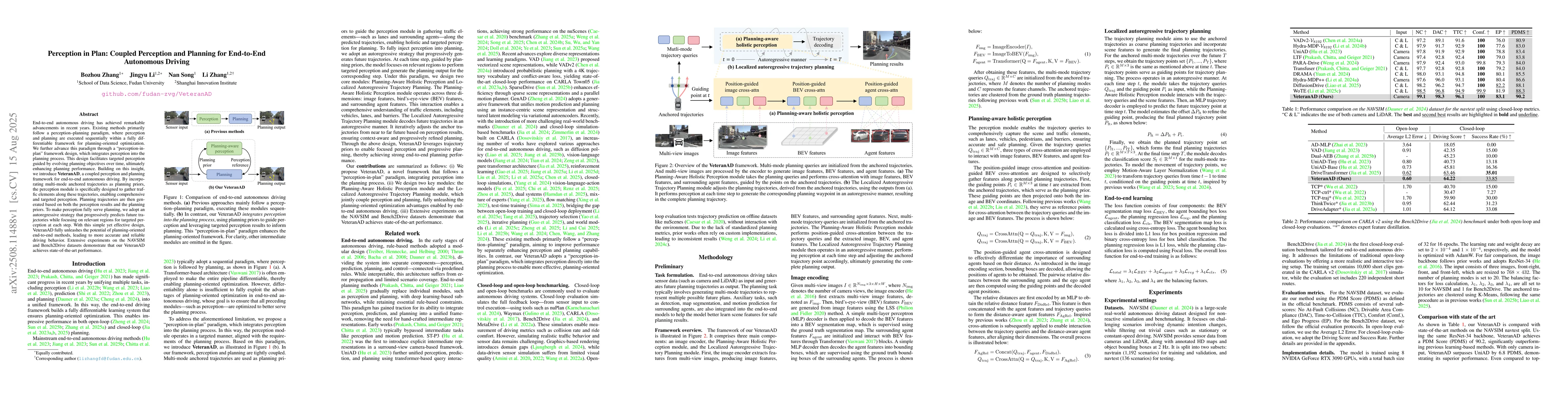 Thumbnail for Perception in Plan: Coupled Perception and Planning for End-to-End
  Autonomous Driving