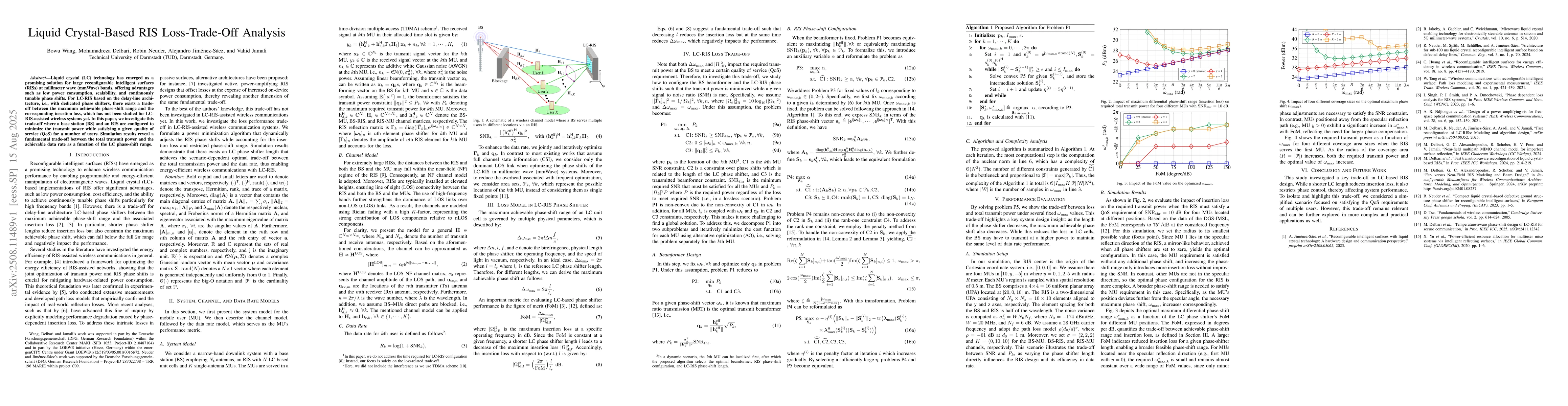Thumbnail for Liquid Crystal-Based RIS Loss-Trade-Off Analysis