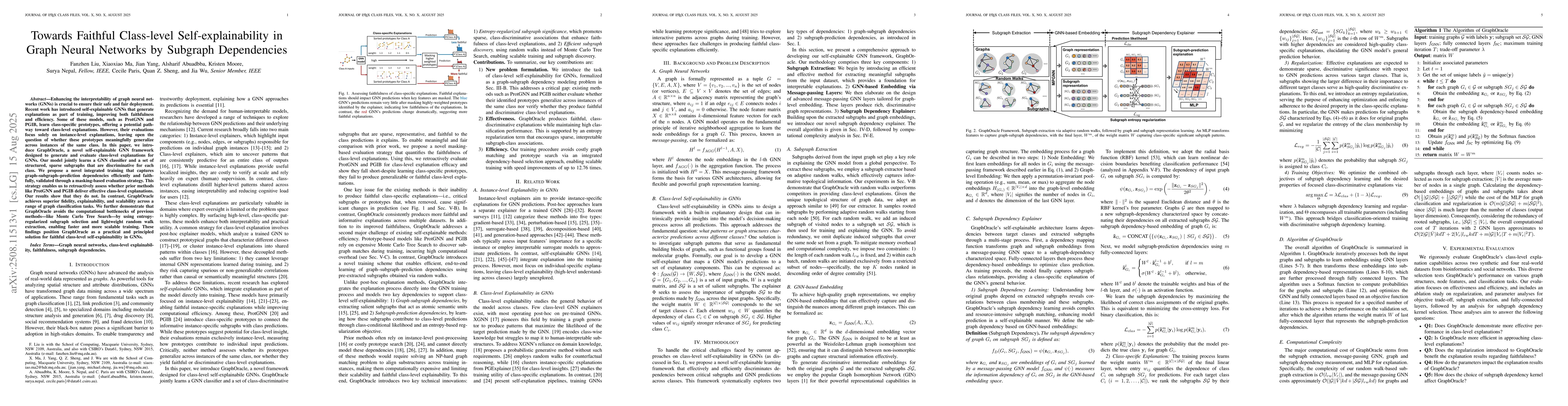 Thumbnail for Towards Faithful Class-level Self-explainability in Graph Neural
  Networks by Subgraph Dependencies