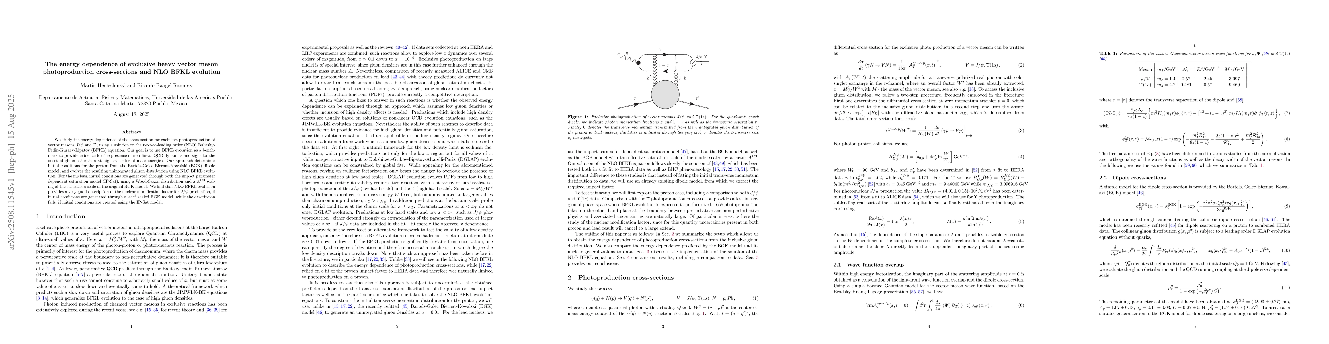 Thumbnail for The energy dependence of exclusive heavy vector meson photoproduction
  cross-sections and NLO BFKL evolution