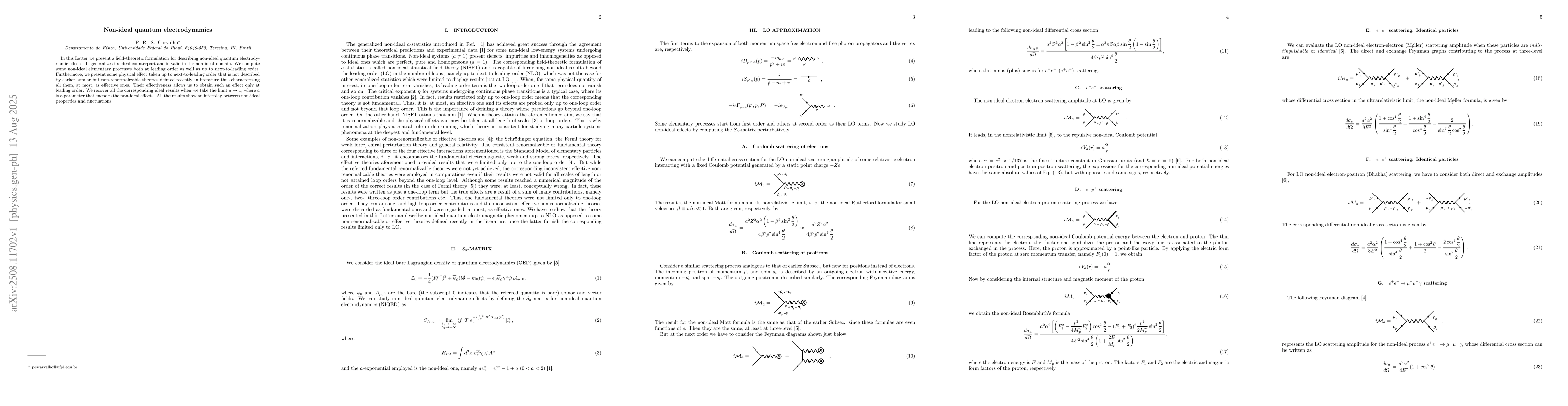Thumbnail for Non-ideal quantum electrodynamics