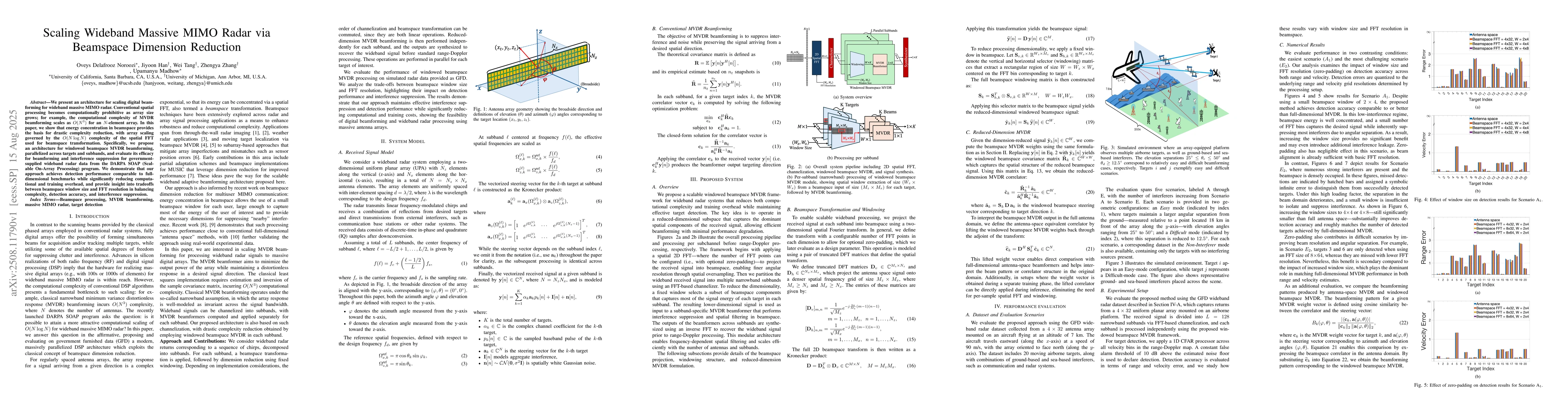 Thumbnail for Scaling Wideband Massive MIMO Radar via Beamspace Dimension Reduction