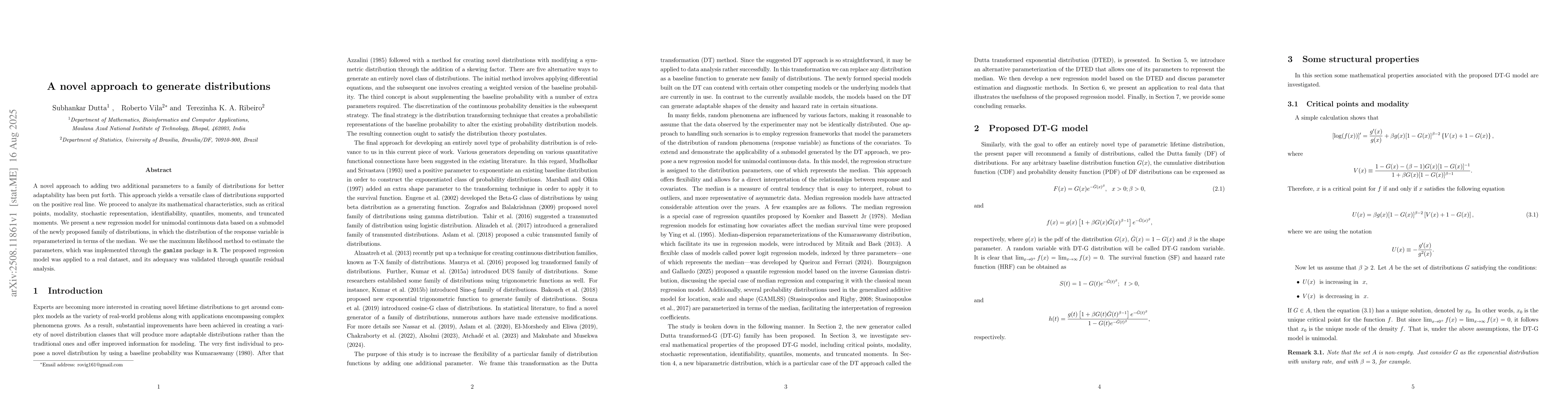 Thumbnail for A novel approach to generate distributions