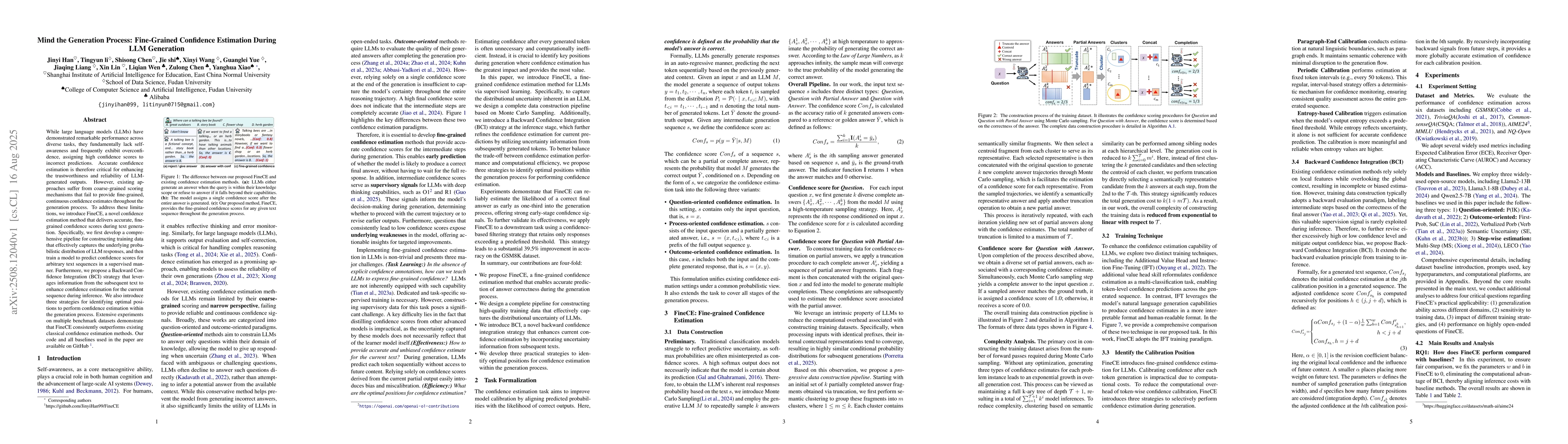 Thumbnail for Mind the Generation Process: Fine-Grained Confidence Estimation During
  LLM Generation