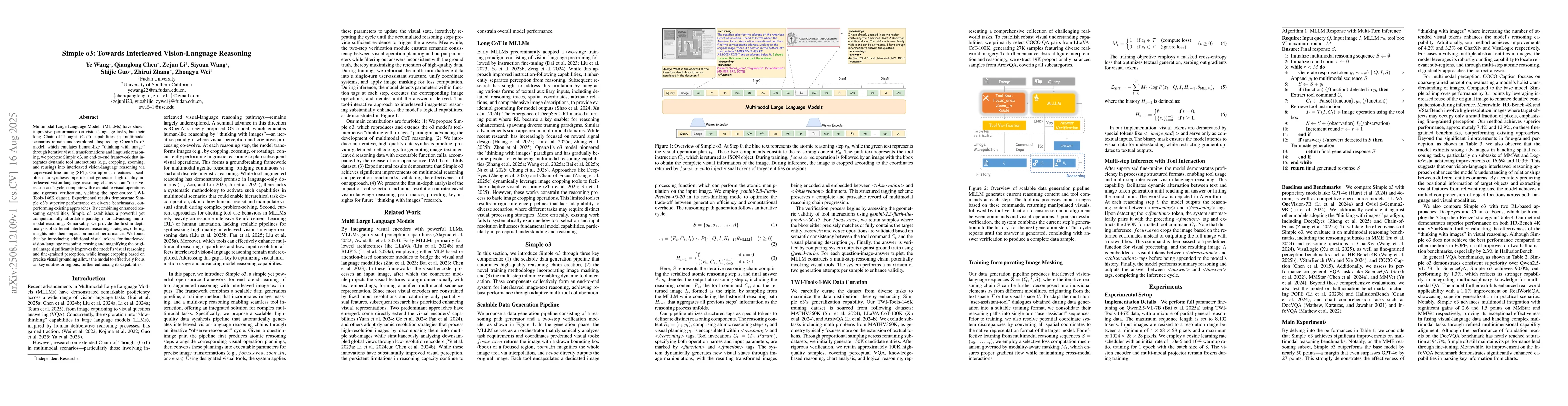Thumbnail for Simple o3: Towards Interleaved Vision-Language Reasoning