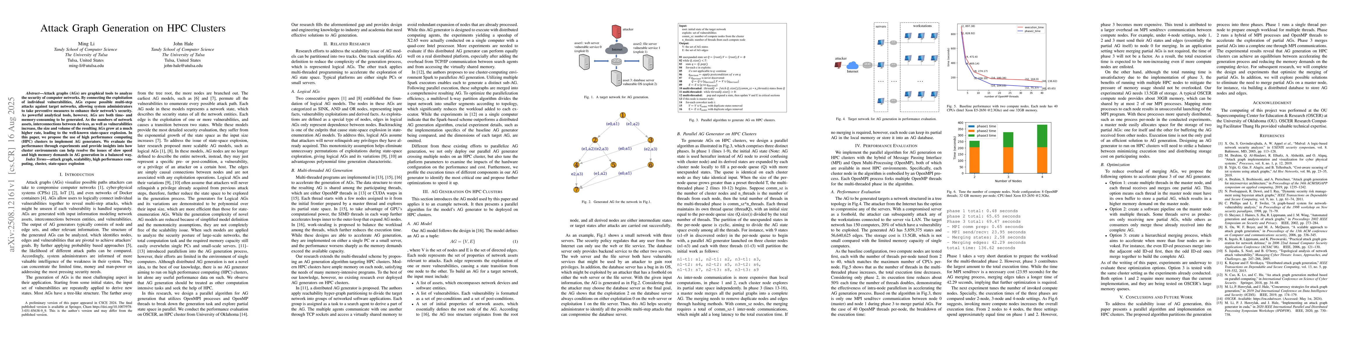Thumbnail for Attack Graph Generation on HPC Clusters