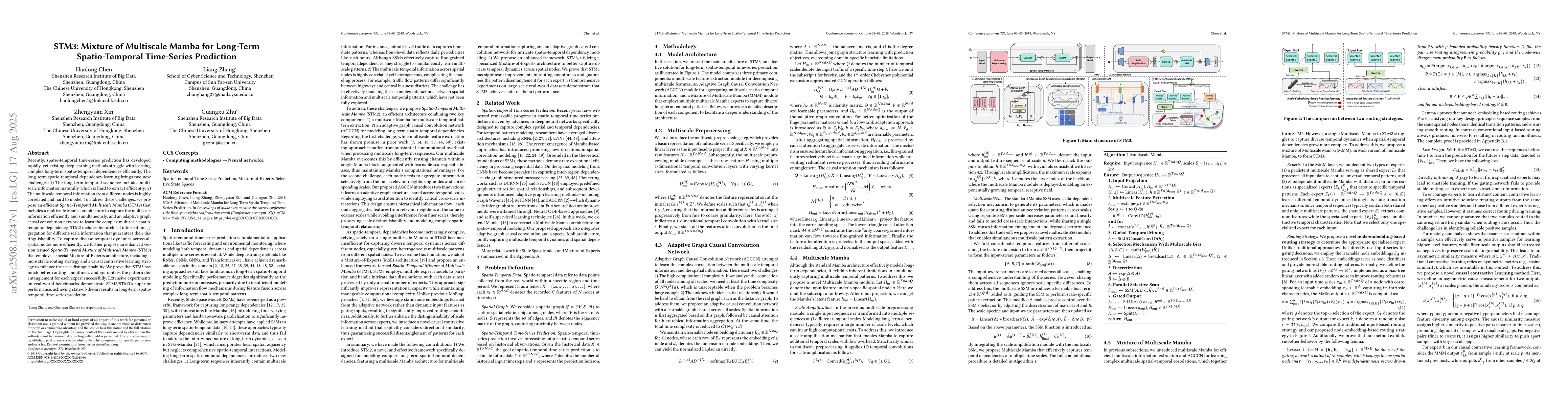 Thumbnail for STM3: Mixture of Multiscale Mamba for Long-Term Spatio-Temporal
  Time-Series Prediction