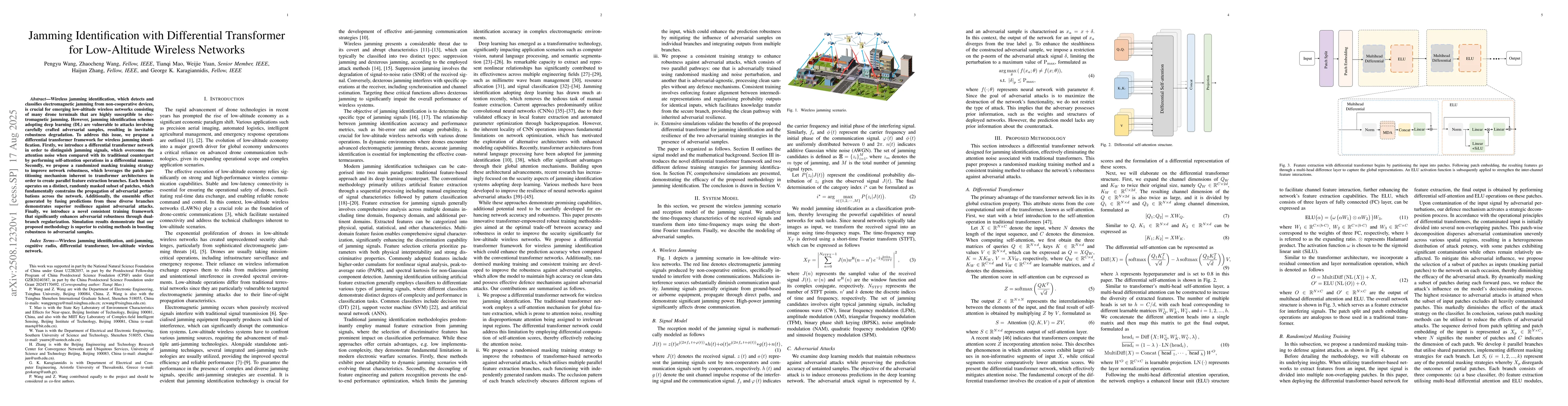 Thumbnail for Jamming Identification with Differential Transformer for Low-Altitude
  Wireless Networks