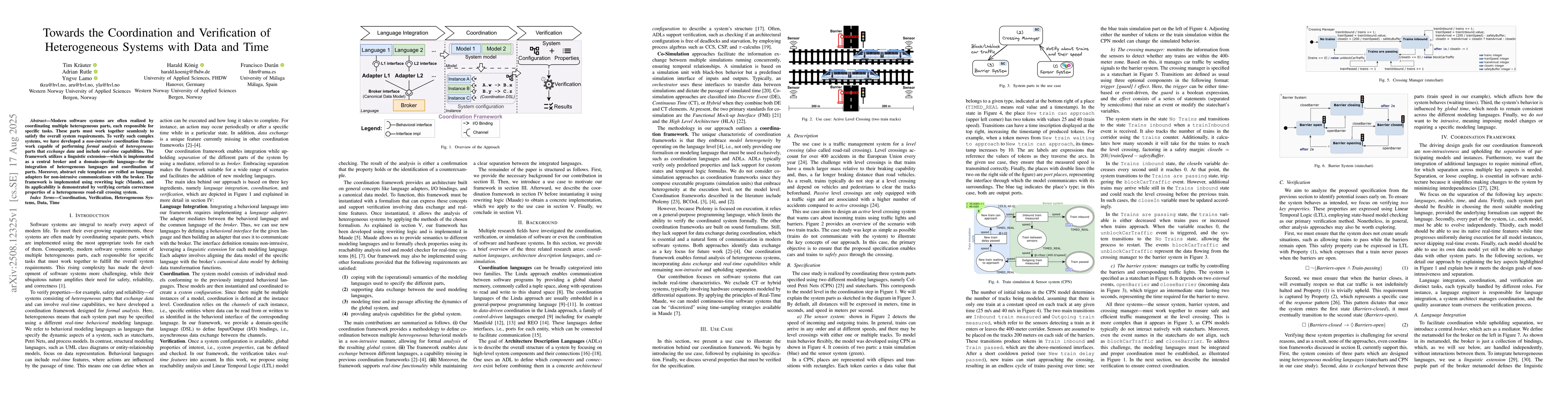 Thumbnail for Towards the Coordination and Verification of Heterogeneous Systems with
  Data and Time