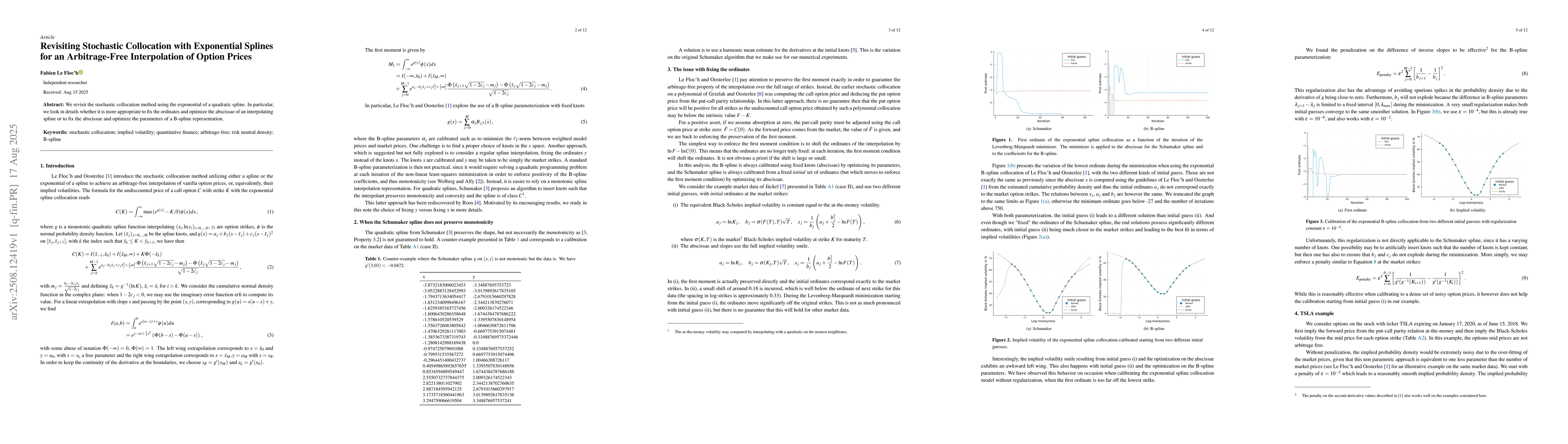 Thumbnail for Revisiting Stochastic Collocation with Exponential Splines for an
  Arbitrage-Free Interpolation of Option Prices