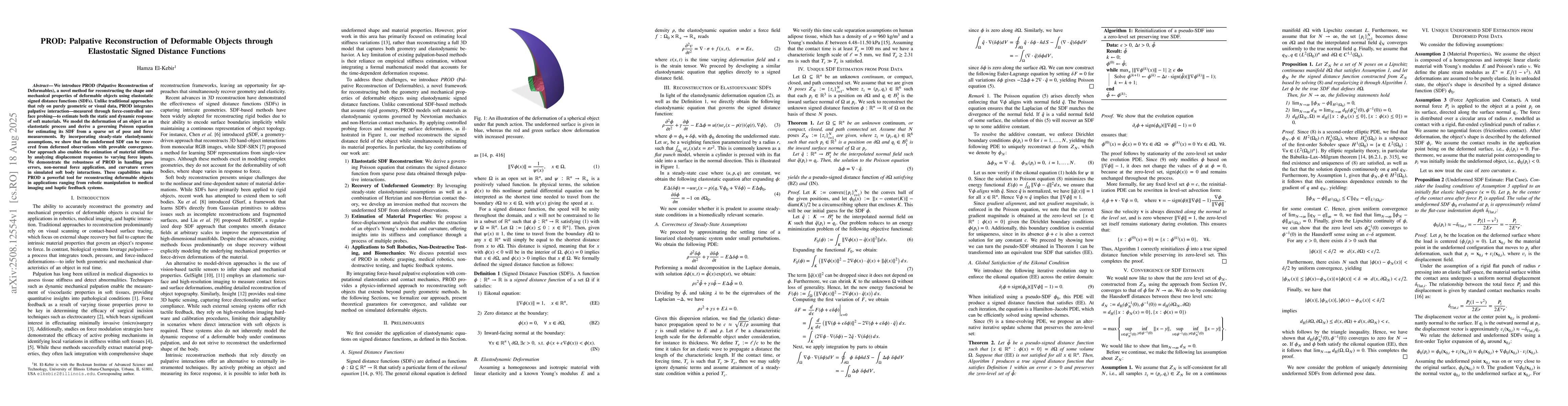 Thumbnail for PROD: Palpative Reconstruction of Deformable Objects through
  Elastostatic Signed Distance Functions