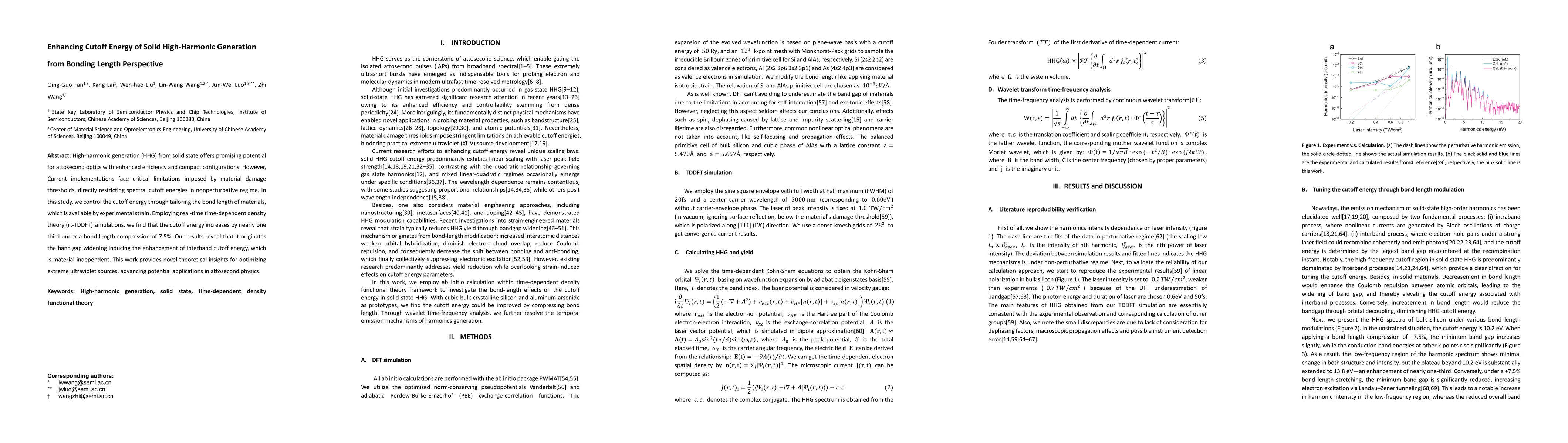 Thumbnail for Enhancing Cutoff Energy of Solid High-Harmonic Generation from Bonding
  Length Perspective
