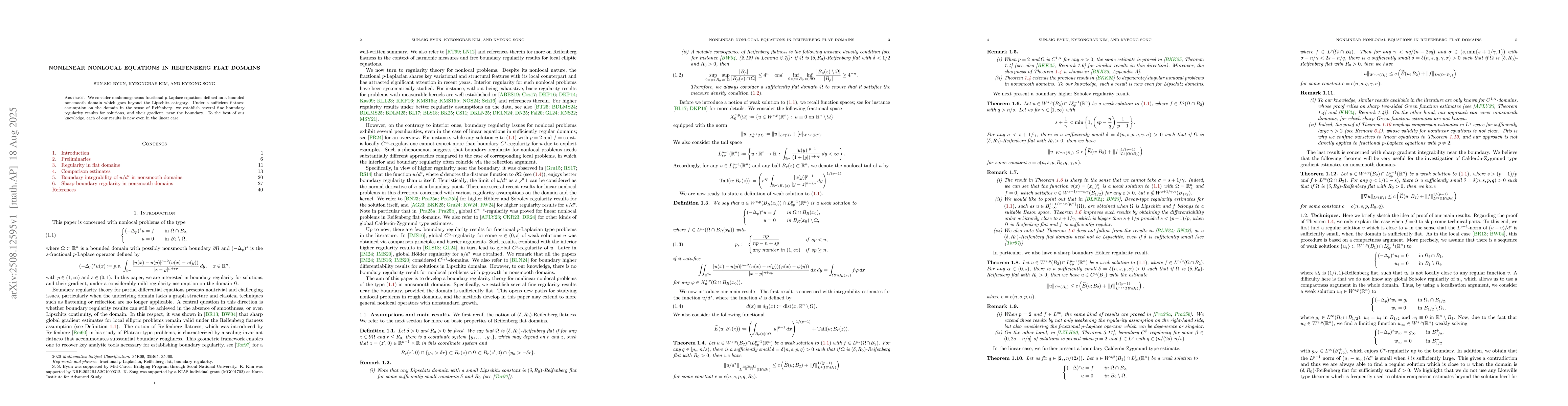 Thumbnail for Nonlinear nonlocal equations in Reifenberg flat domains