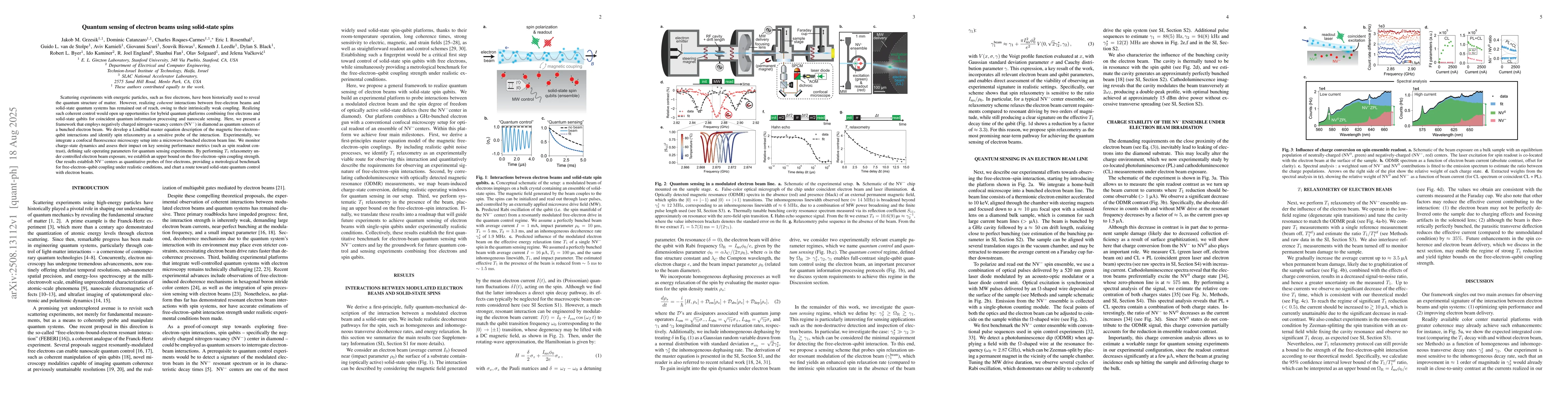 Thumbnail for Quantum sensing of electron beams using solid-state spins