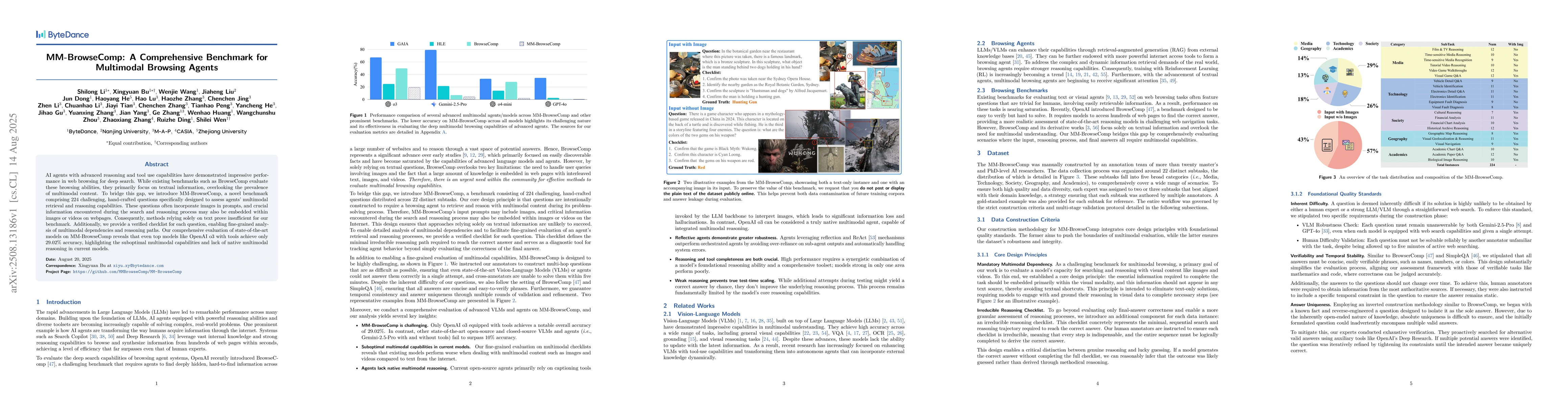 Thumbnail for MM-BrowseComp: A Comprehensive Benchmark for Multimodal Browsing Agents