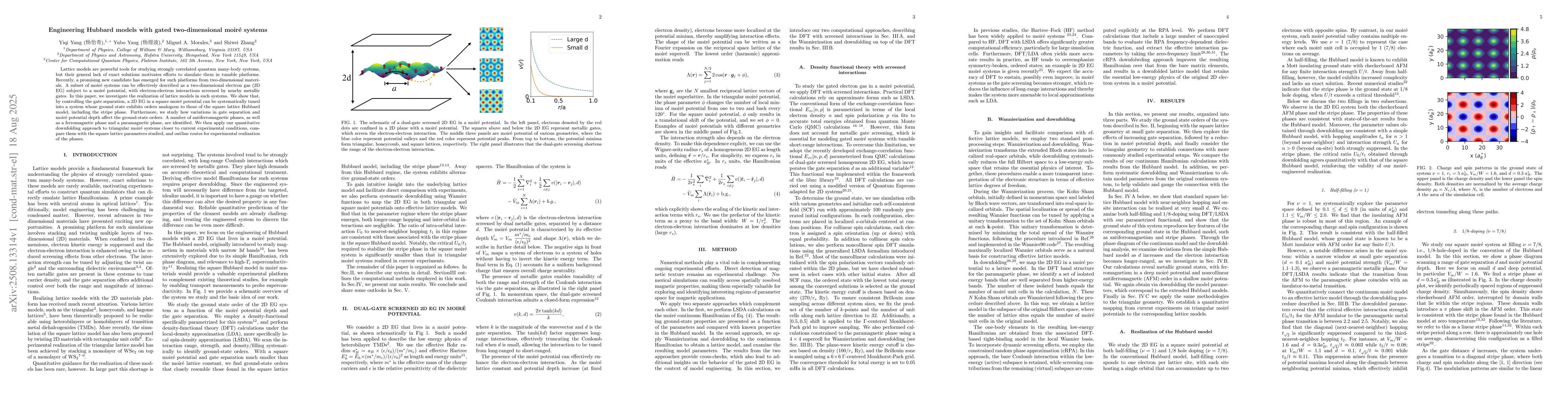 Thumbnail for Engineering Hubbard models with gated two-dimensional moiré systems
