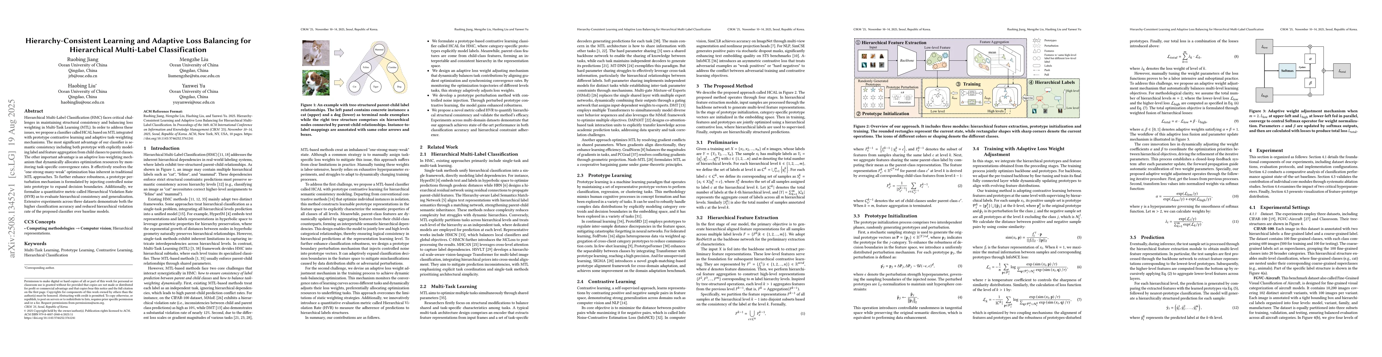 Thumbnail for Hierarchy-Consistent Learning and Adaptive Loss Balancing for
  Hierarchical Multi-Label Classification