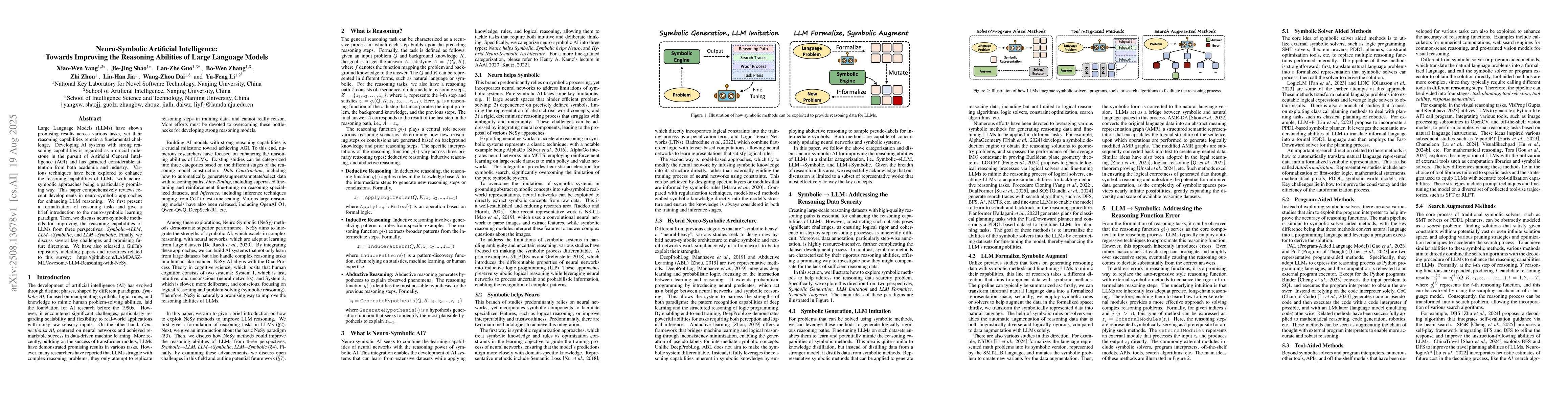 Thumbnail for Neuro-Symbolic Artificial Intelligence: Towards Improving the Reasoning
  Abilities of Large Language Models