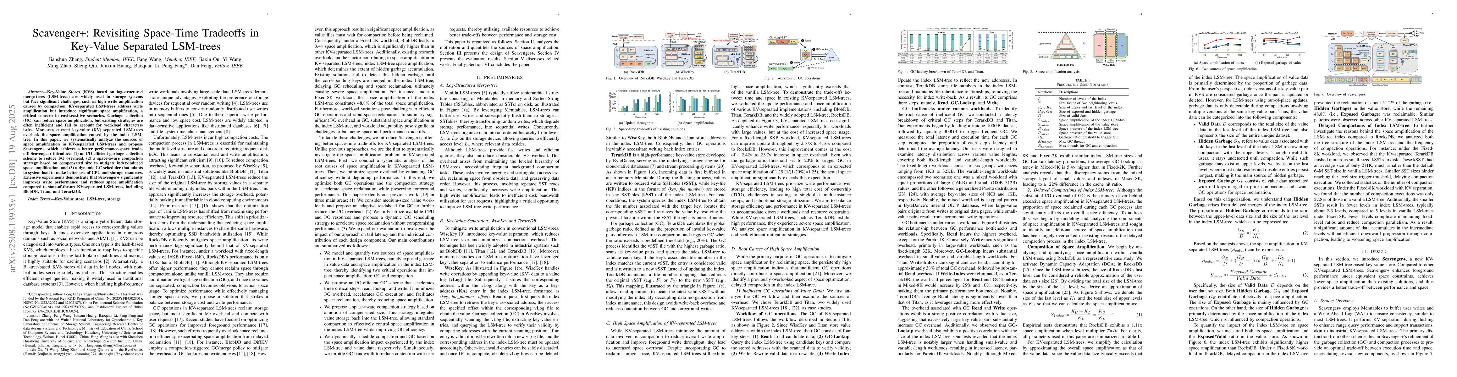 Thumbnail for Scavenger+: Revisiting Space-Time Tradeoffs in Key-Value Separated
  LSM-trees