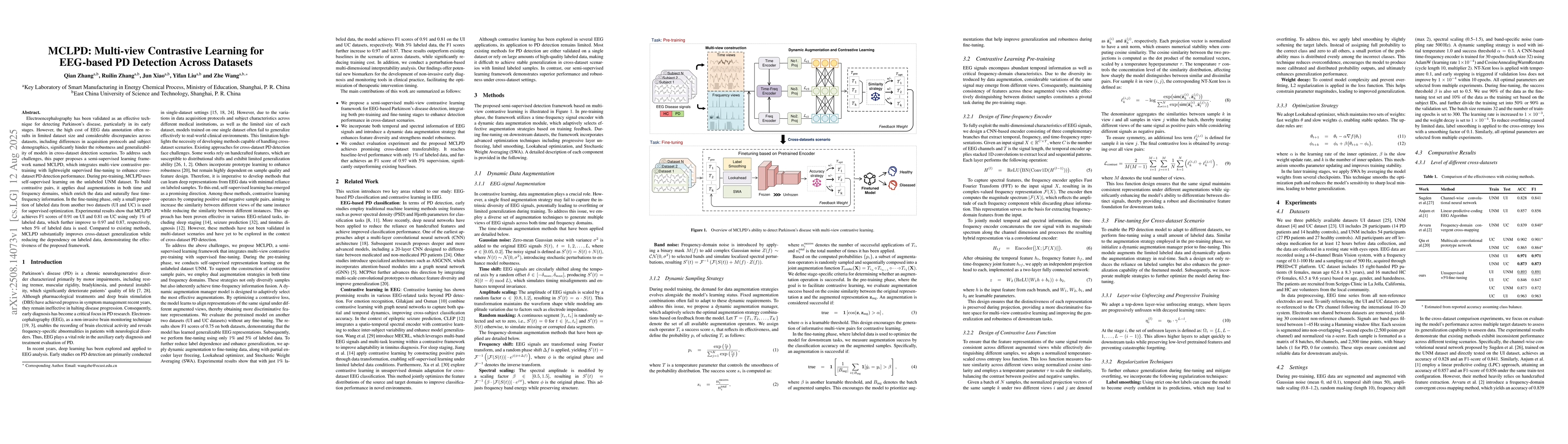 Thumbnail for MCLPD:Multi-view Contrastive Learning for EEG-based PD Detection Across
  Datasets